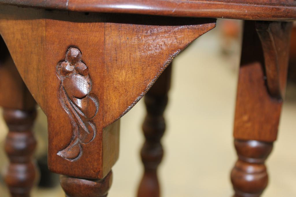 Gorgeous Tall Ornate Wood Table Stand