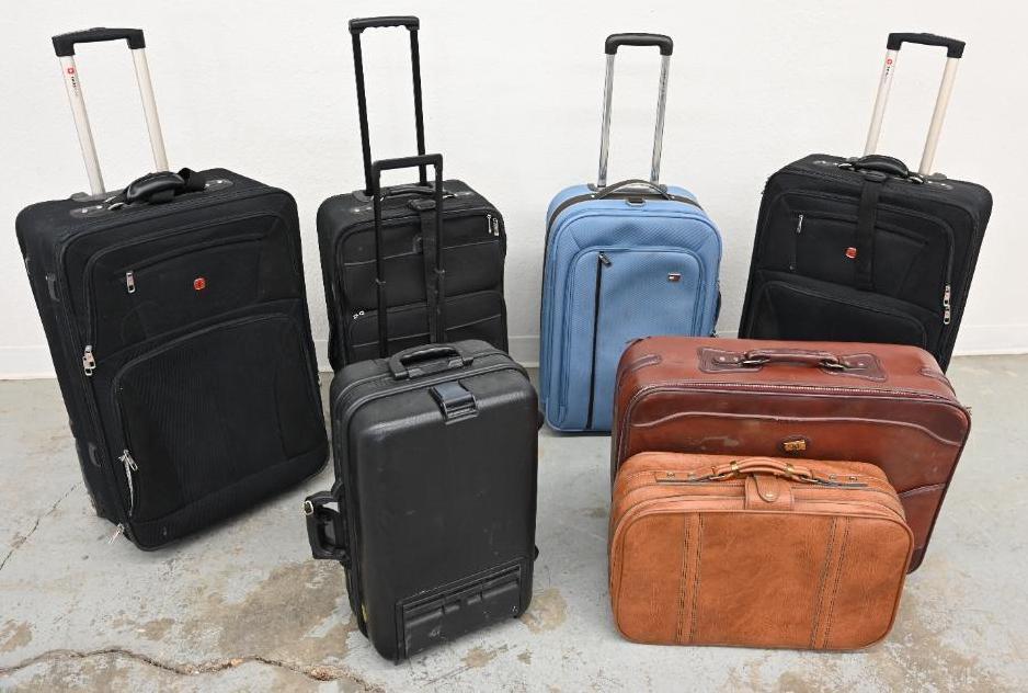 Luggage Grouping with Swiss Gear & Blue Tommy Hilfiger Suitcase