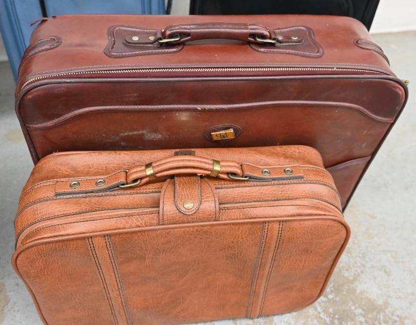 Luggage Grouping with Swiss Gear & Blue Tommy Hilfiger Suitcase