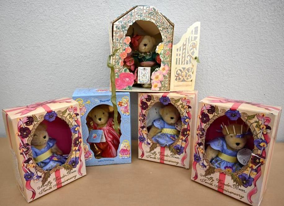 Five Muffy Collector Bears