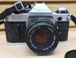 Canon AE-1 Program 35mm Camera with 50mm Lens