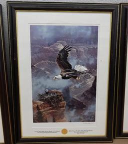 Signed Ted Blaylock Eagle Prints