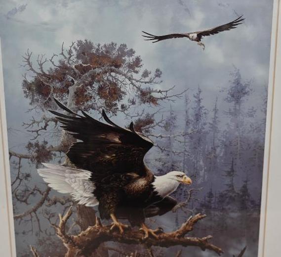 Signed Ted Blaylock Eagle Prints