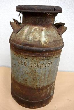 Geo Schmidt Milk Can