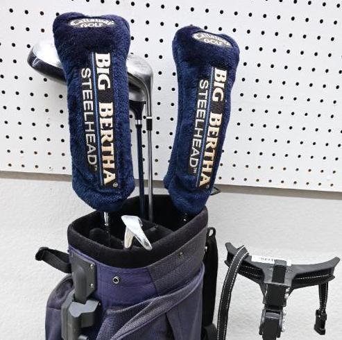 RH Golf Clubs with Taylormade Bag & Intech Cart