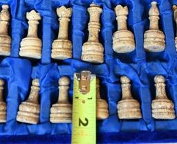 Stone Chess Set with Case