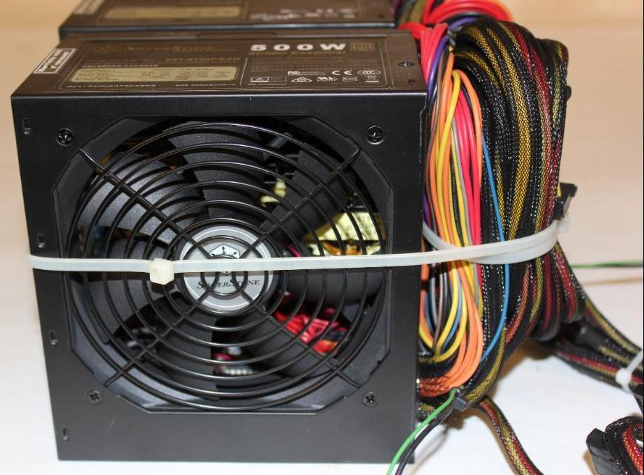 Two Units SilverStone 500W Strider Essential Power Supply Model No. SST-ST50F-ESG