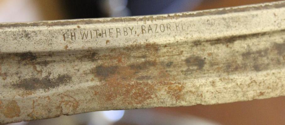 TH Witherby Razor Blade Wood-Working Draw Knife