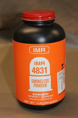 1 Lb. IMR 4831 Smokeless Powder **NO SHIPPING**