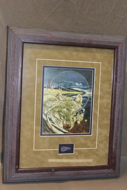 "The Sentinel" by Bev Doolittle Framed and Matted Print with Arrowhead
