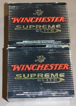 20 Cartridges Winchester Supreme Elite 12 Gauge Shotgun Ammunition