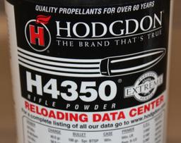 Full 1 lb. Container Hodgdon H4350 Rifle Powder **NO SHIPPING.**