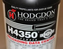 Full 1 lb. Container Hodgdon H4350 Rifle Powder **NO SHIPPING.**