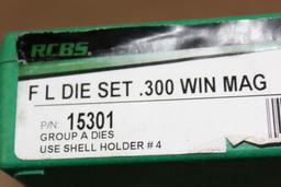 New in Box RCBS .300 Win Mag Reloading Die Set