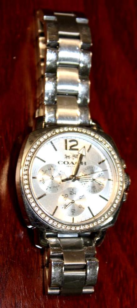 Stainless Steel Coach Man's Watch