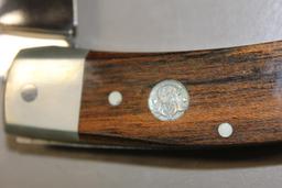 Beautiful Smith and Wesson Wood Handled Folding Knife