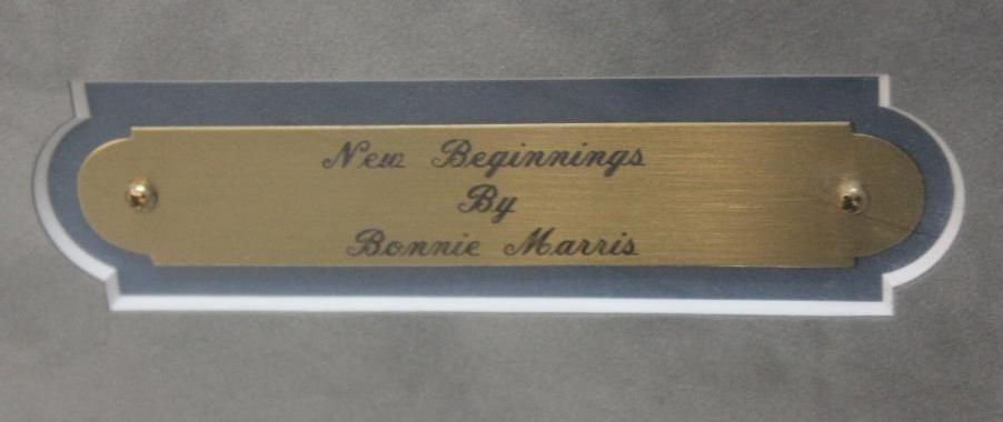 Large Framed Print "New Beginnings" Signed and Numbered by Bonnie Marris