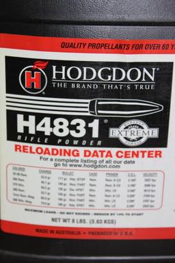 Hodgdon H4831 Rifle Powder 8 lb. Container **NO SHIPPING**