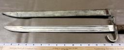 WWII Arisaka Type 30 Bayonet in Scabbard