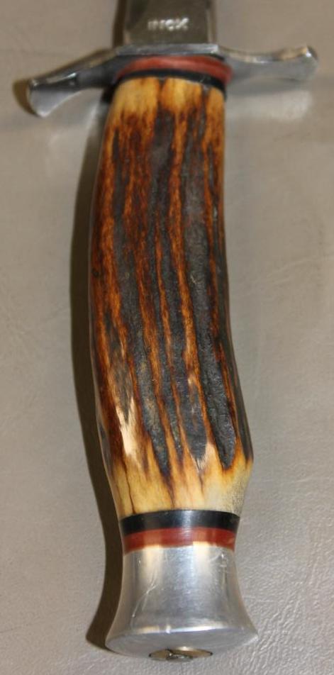 Inox Stag Handle Dagger in Sheath
