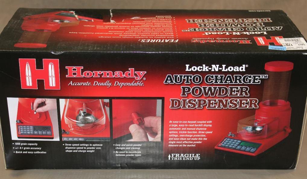 Hornady Lock-N-Load Auto Charge Powder Dispenser in Original Box