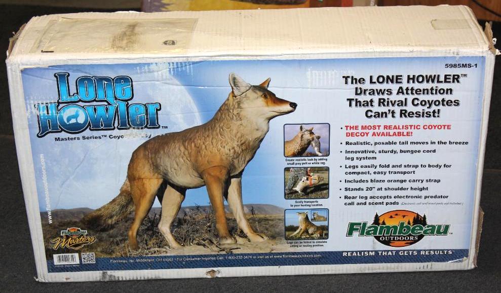 Flambeau Lone Howler Coyote Decoy