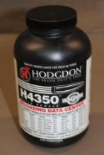 Full 1 lb. Container Hodgdon H4350 Rifle Powder **NO SHIPPING.**