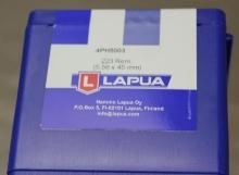 Full Sealed Box of 100 Pieces Lapua .223 Rem Brass