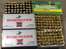 130 Rounds 22 Hornet Ammunition and 20 Pieces Fired Brass