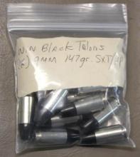 16 Cartridges Winchester Black Talon 9mm Luger Ammunition