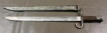 WWII Arisaka Type 30 Bayonet in Scabbard