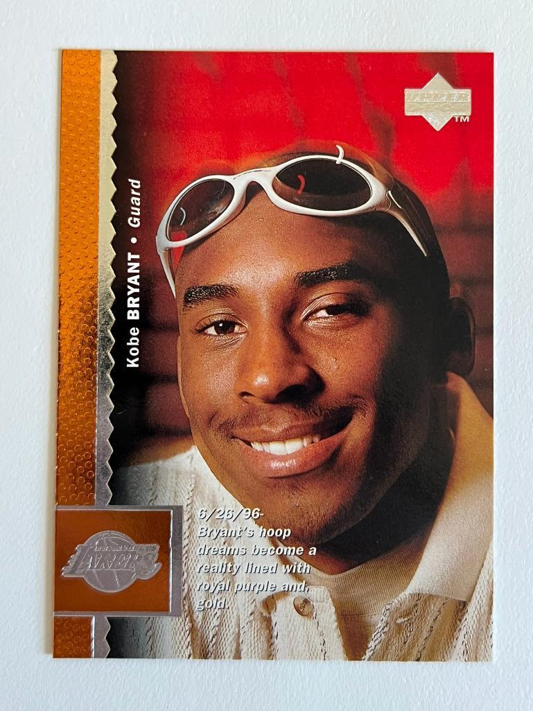 2 Kobe Bryant Upper Deck Rookie Cards