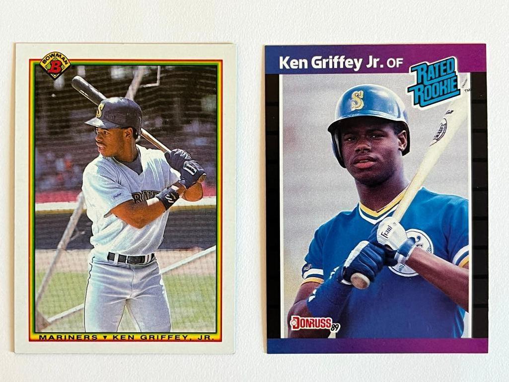 2 Ken Griffey Jr Cards
