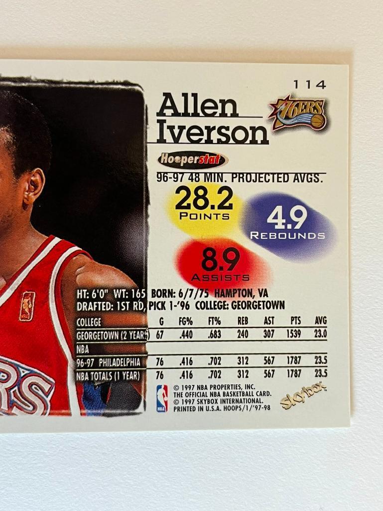 2 Allen Iverson 1997 NBA Hoops