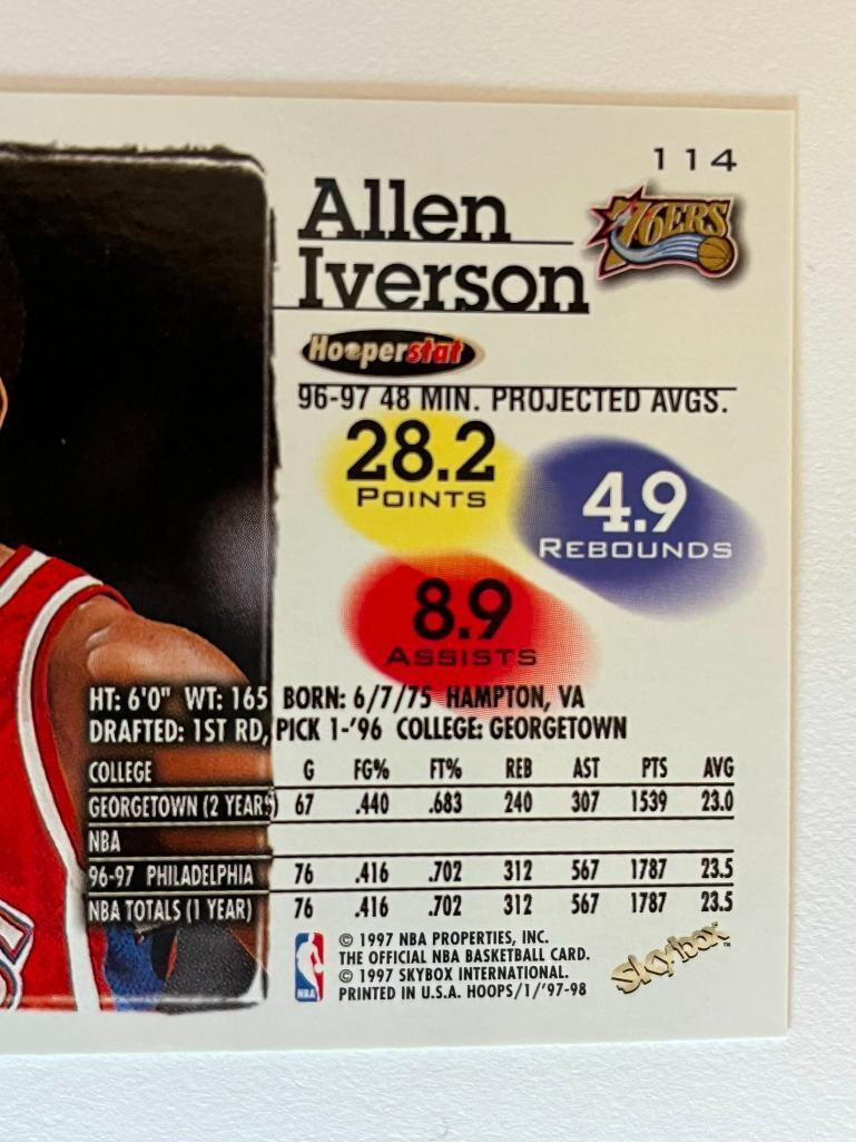 2 Allen Iverson 1997 NBA Hoops