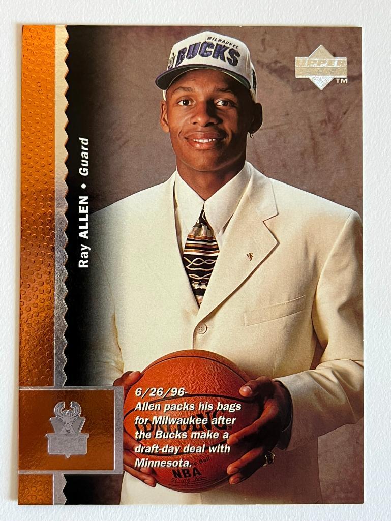 Ray Allen Rookie Card 1996 Upper Deck