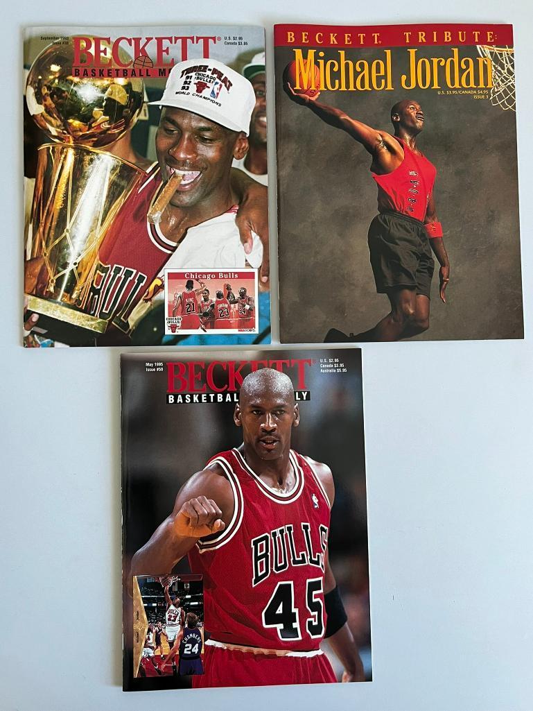 3 Michael Jordan Beckett Magazines