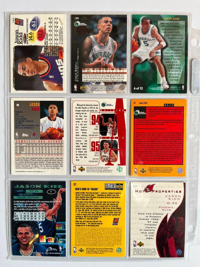 36 Jason Kidd Cards