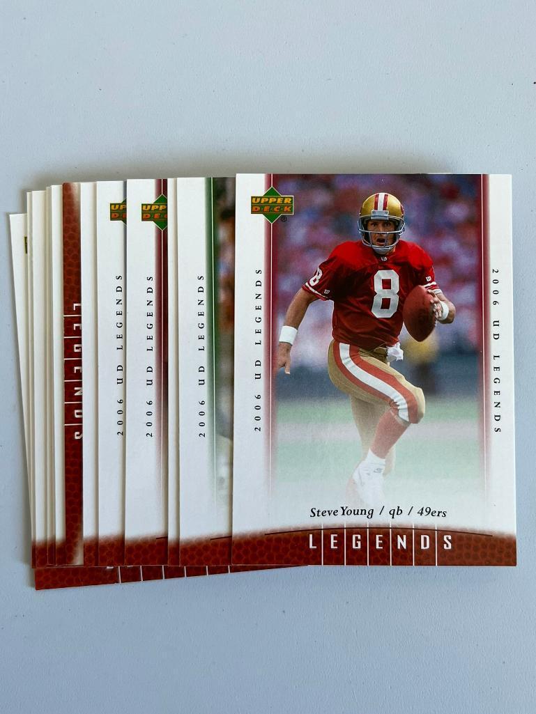 2007 Score, Fleer, Topps, Upper Deck Legends Football Cards