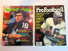 2 Jim Plunkett Magazines