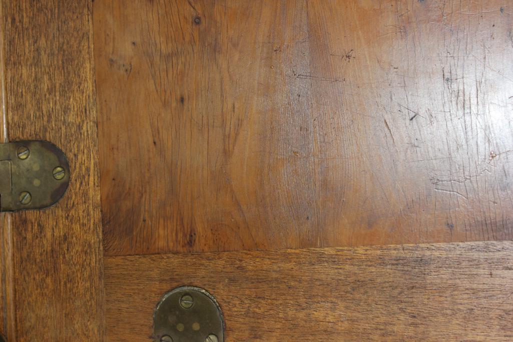 Wood Tray Table with Hinged Walls