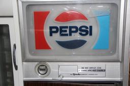 Cool Old Metal Vendo Company Pepsi/Dr. Pepper Can Coin Operated Vending Machine