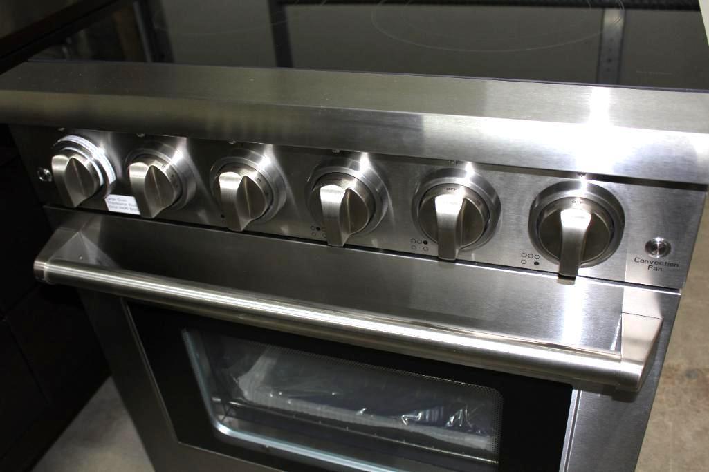Stainless Glass-Top Thor Electric Range