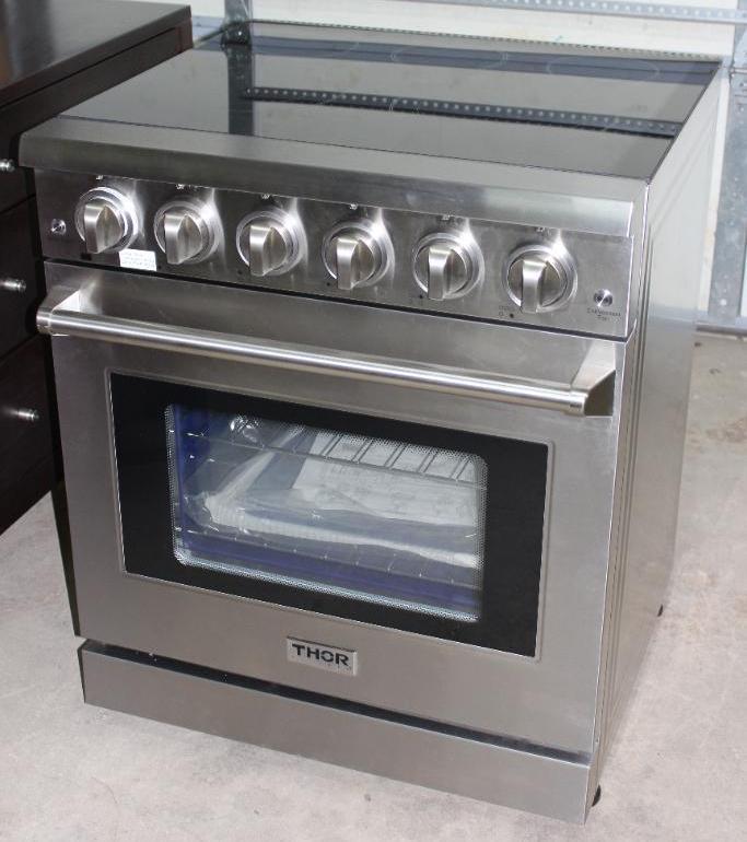 Stainless Glass-Top Thor Electric Range