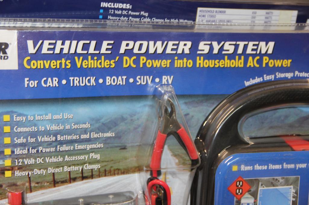 Two Packs Power on Board 500 Watt DC to AC Vehicle Power System