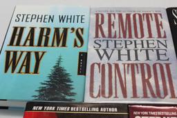 Seven Signed Hardcover Novels by Stephen White
