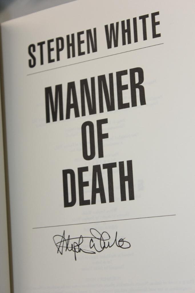 Seven Signed Hardcover Novels by Stephen White