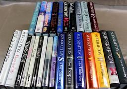 24 Volumes of Sue Grafton's Alphabet Series Plus 2 Related Books, Some Signed