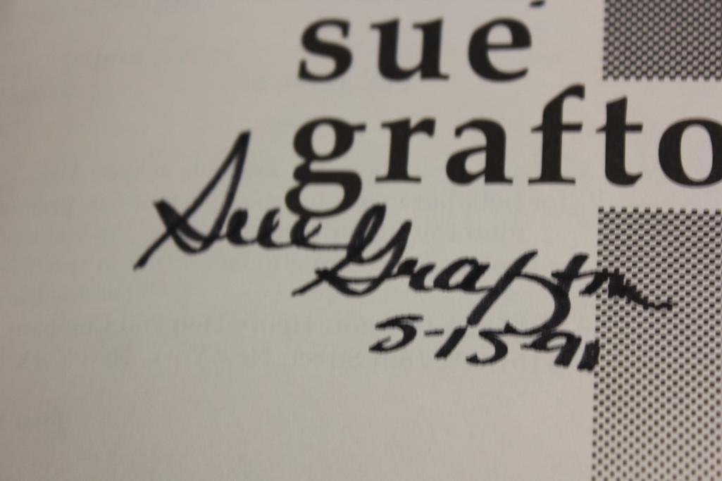 24 Volumes of Sue Grafton's Alphabet Series Plus 2 Related Books, Some Signed