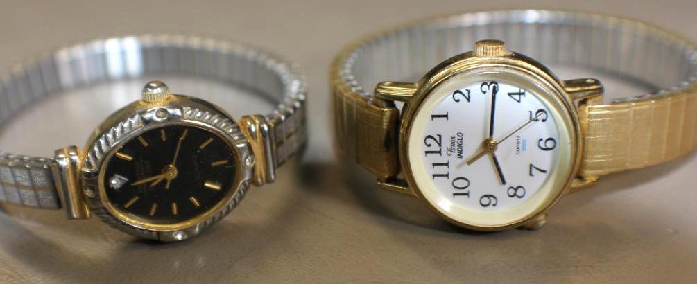 Timex Indiglo and Prestige by Waltham Ladies' Stretch Band Watches